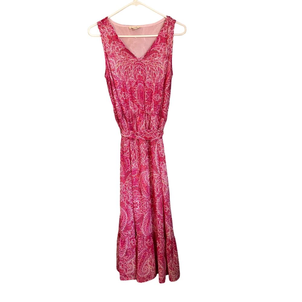 Pink NWOT Sleeveless Midi Dress